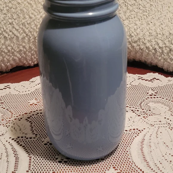 Mason Blue Jar - Picture 3 of 9